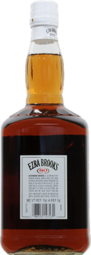 Ezra Brooks Blended Whiskey Perspective: back