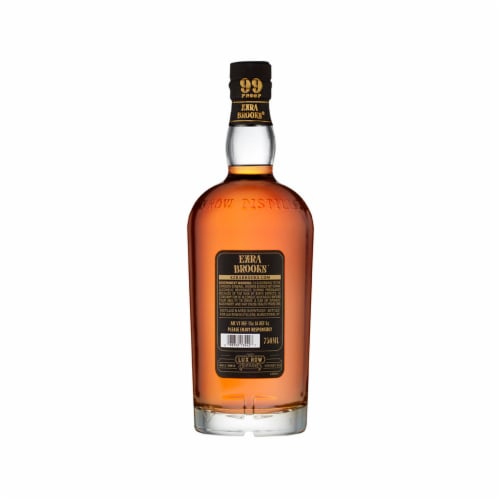 Ezra Brooks Kentucky Straight Bourbon Whiskey Perspective: back