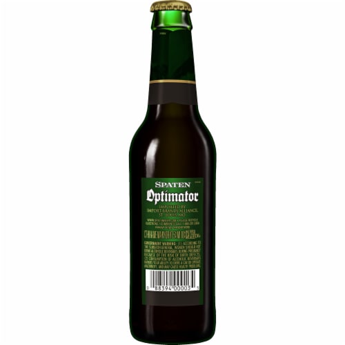 Spaten Optimator Doppelbock Beer Perspective: back