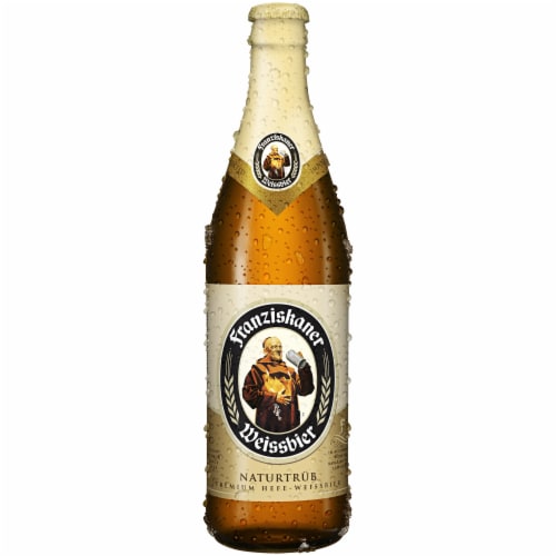 Franziskaner Hefeweizen Beer Perspective: back