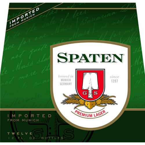 Spaten Premium Lager Beer Perspective: back