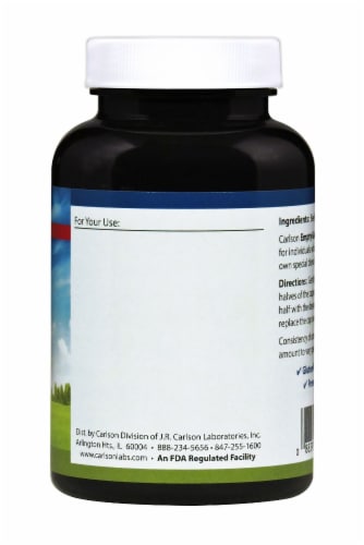 Carlson® Empty Gelatin #0 Medium Capsules Perspective: back