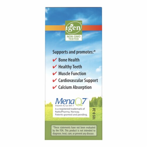Carlson® Super Daily® Vitamin D3 + K2 Drops 50mcg & 45mcg Perspective: back