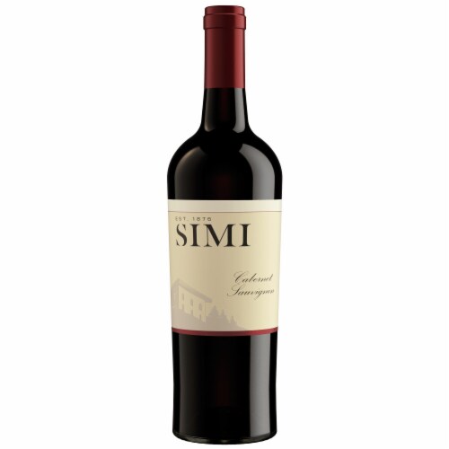 SIMI California Cabernet Sauvignon Red Wine Perspective: back
