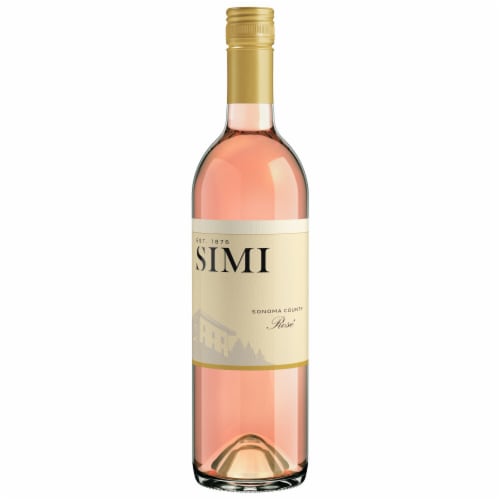 SIMI Sonoma County Dry Rose Wine Perspective: back