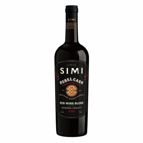 SIMI Sonoma County Rebel Cask Red Blend Red Wine Perspective: back