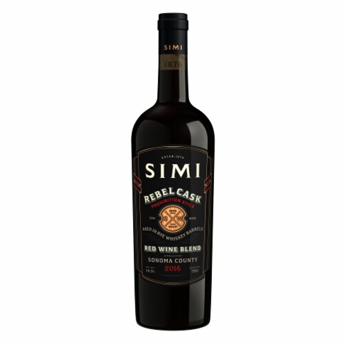 SIMI Sonoma County Rebel Cask Red Blend Red Wine Perspective: back
