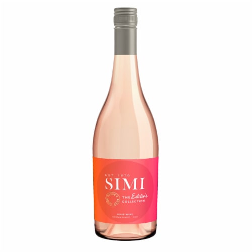 SIMI The Editor's Collection Reese's Book Club Sonoma County Rose Wine Perspective: back