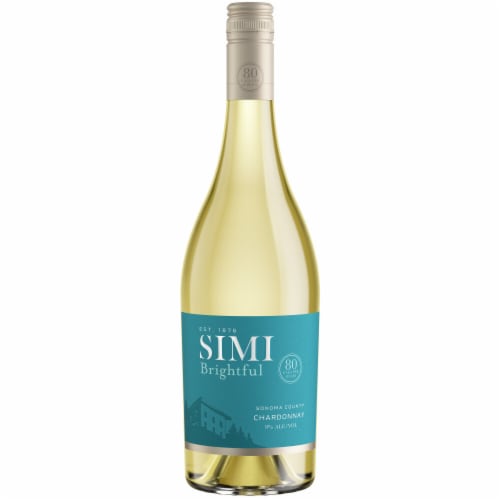 SIMI Brightful Sonoma County Chardonnay Lower Alcohol White Wine Perspective: back