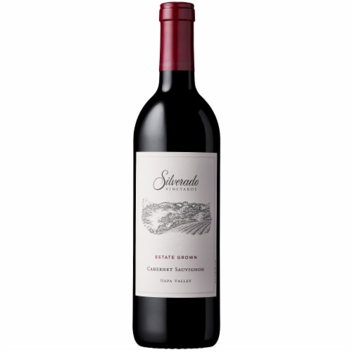 Silverado Vineyards Cabernet Sauvignon California Red Wine Perspective: back