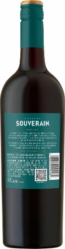 Chateau Souverain Merlot Red Wine Perspective: back