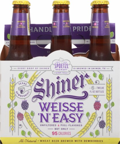 Shiner® Weisse 'N' Easy Wheat Beer Perspective: back