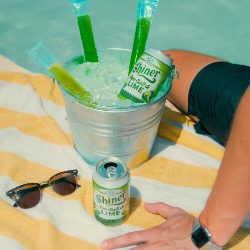 Shiner® Sea Salt & Lime Lager Craft Beer Perspective: back