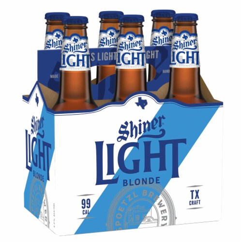 Shiner® Light Blonde Lager Craft Beer Perspective: back