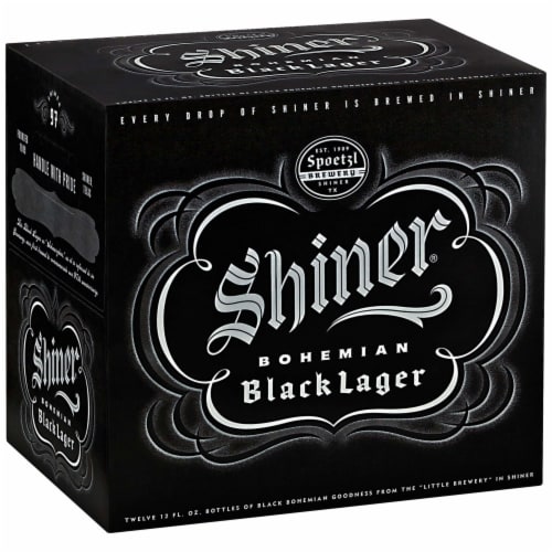 Shiner® Black Lager Craft Beer Perspective: back