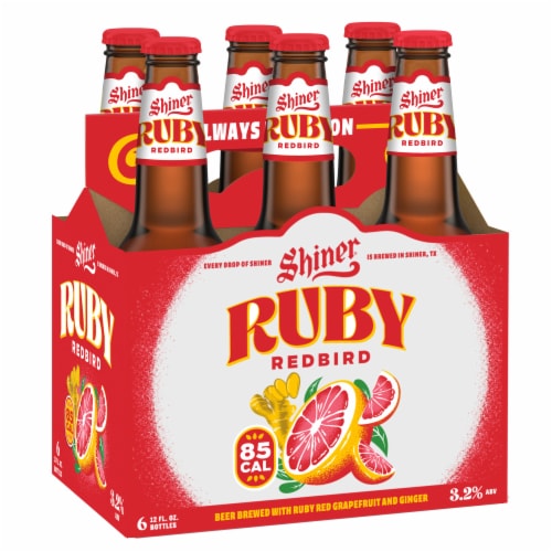 Shiner Ruby® Redbird Beer Perspective: back