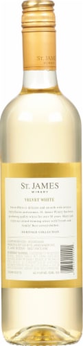 St. James Winery Velvet White Perspective: back
