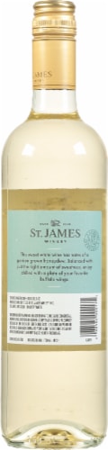 St. James Winery Country Missouri White Wine Perspective: back