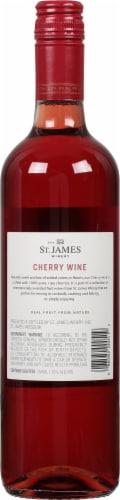 St. James Winery Cherry Sweet Wine Perspective: back