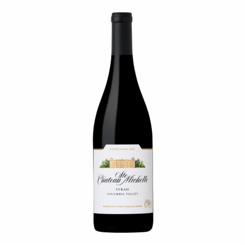 Chateau Ste Michelle Columbia Valley Syrah Washington Red Wine Perspective: back