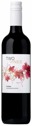 Two Vines Syrah Washington Red Wine Perspective: back