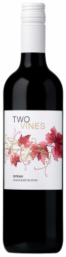 Two Vines Syrah Washington Red Wine Perspective: back