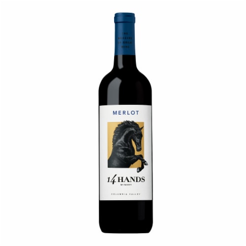 14 Hands Merlot Red Wine Perspective: back