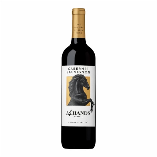 14 Hands Columbia Valley Cabernet Sauvignon Red Wine Perspective: back