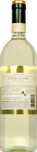 Santa Cristina Campogrande Orvieto Classico DOC Italian White Wine Perspective: back