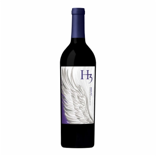H3 Merlot Washington Red Wine Perspective: back