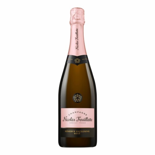 Champagne Nicolas Feuillatte Réserve Exclusive Rosé Champagne French Rosé Sparkling Wine Perspective: back