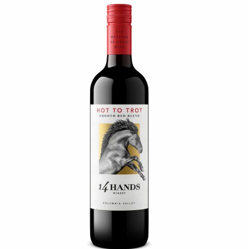 14 Hands Red Blend Hot to Trot Washington Wine Perspective: back