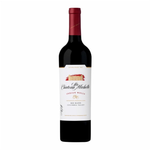 Chateau Ste Michelle Indian Wells Red Blend Washington Red Wine Perspective: back