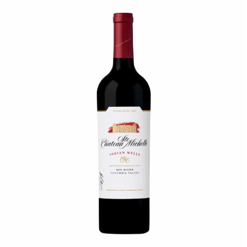Chateau Ste Michelle Indian Wells Red Blend Washington Red Wine Perspective: back