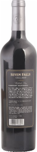 Seven Falls Cabernet Sauvignon Red Wine Perspective: back