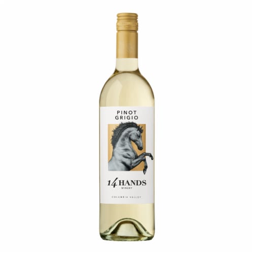 14 Hands Pinot Grigio Washington White Wine Perspective: back