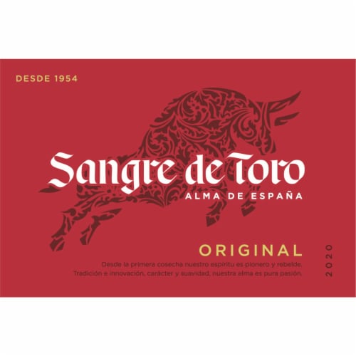 Sangre De Toro Original Red Blend Spain Perspective: back