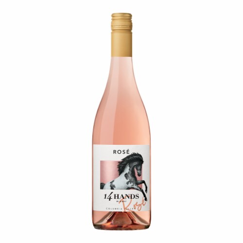 14 Hands Rosé Wine Perspective: back