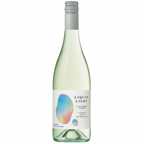 Liquid Light Sauvignon Blanc Washington Low Calorie Low Sugar Low Carb White Wine Perspective: back