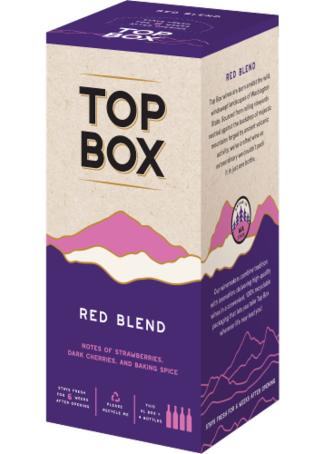 TopBox Cabernet Sauvignon Washington Red Wine Perspective: back