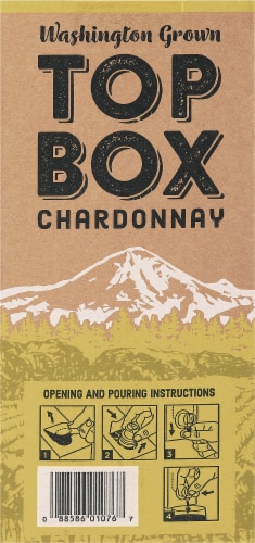 Top Box Chardonnay Perspective: back