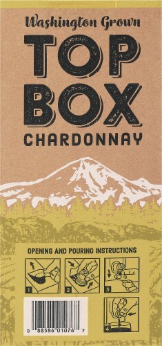 Top Box Chardonnay Perspective: back