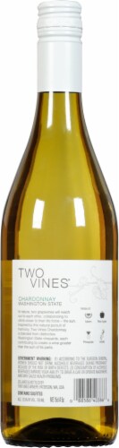 Two Vines Chardonnay Washington White Wine Perspective: back