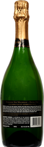 Domaine Ste Michelle Extra Dry Washington Sparkling Wine Perspective: back