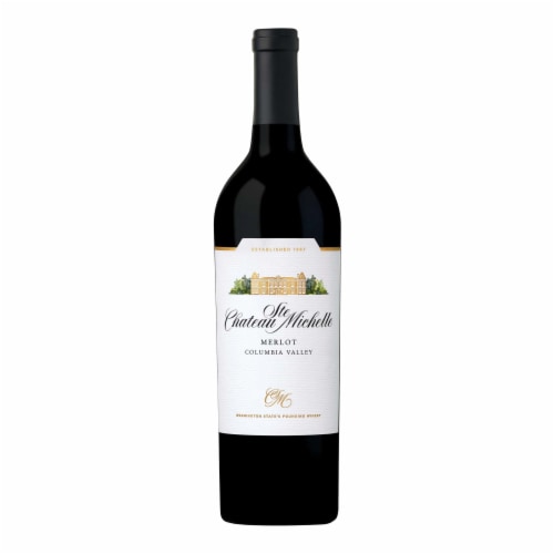 Chateau Ste Michelle Columbia Valley Merlot Washington Red Wine Perspective: back