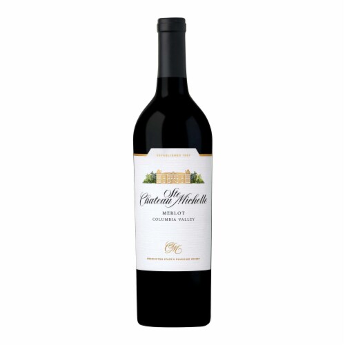 Chateau Ste Michelle Columbia Valley Merlot Washington Red Wine Perspective: back