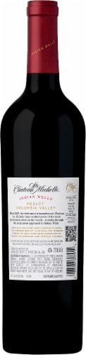 Chateau Ste Michelle Indian Wells Merlot Washington Red Wine Perspective: back