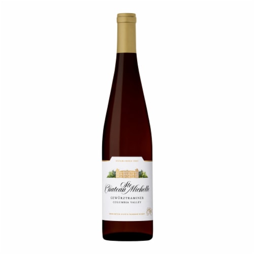 Chateau Ste Michelle Columbia Valley Gewürztraminer Washington White Wine Perspective: back