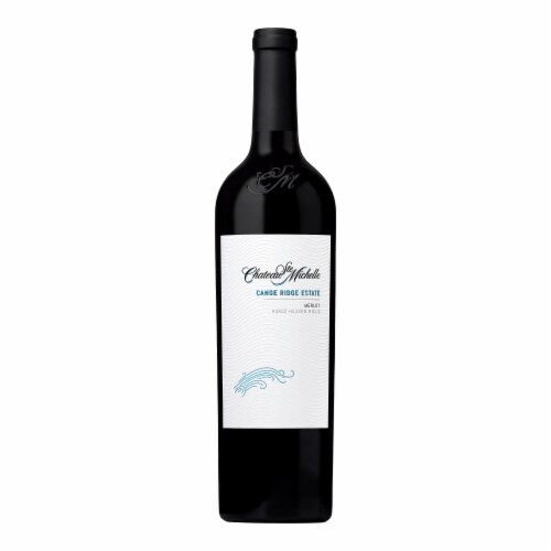 Chateau Ste Michelle Canoe Ridge Estate Merlot Washington Red Wine Perspective: back