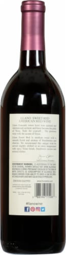 Llano Estacado Sweet Texas Red Wine Perspective: back